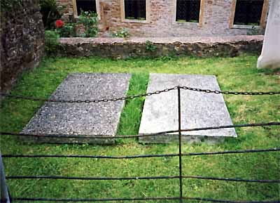 graves of Evelyn & Laura Waugh [1991]